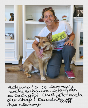 Ashuna's Hundeboutique und Barf Manufaktur - Anja mit Sammy