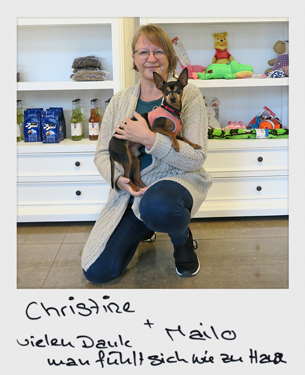 Ashuna's Hundeboutique und Barf Manufaktur - Christine mit Mailo