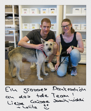 Ashuna's Hundeboutique und Barf Manufaktur - Waldemar und Jasmin mit Lolita